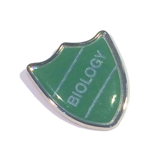 BIOLOGY shield badge